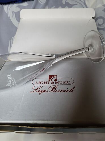 Čaše: Case nove duvano kristalno staklo za vino Italija 2004g. Case — 12