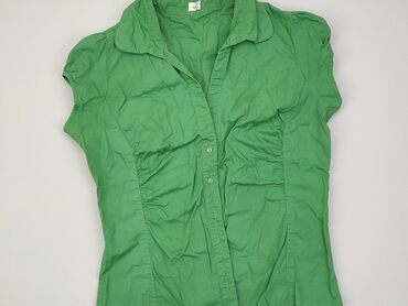 zielone bluzki eleganckie: Blouse, M (EU 38), condition - Very good