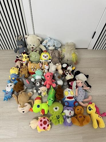 кроватка домик: 🧸💗 МЯГКИЕ ИГРУШКИ СРОЧНО САТЫЛАТ! 💗🧸 Үйдө жакшы сакталып турган, таза — 8