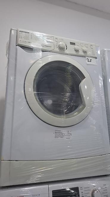 Бытовая техника: Стиральная машина Indesit, 6 кг, Б/у, Нет кредита, Самовывоз — 1