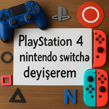 İnformatika: Bu elanda PlayStation 4 konsolunun Nintendo Switch konsolu ilə