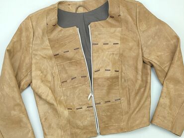 długie spódnice skórzane: Leather jacket, M (EU 38), condition - Good