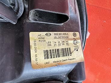 led hb3: Передняя правая фара Volkswagen 2008 г., Б/у, Оригинал, Германия — 6