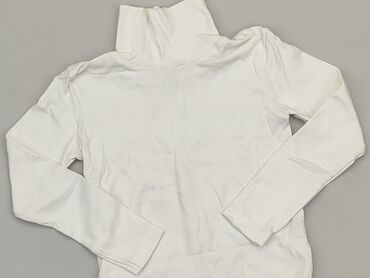 biały sweterek z golfem: Golf, 8 lat, 122-128 cm, stan - Dobry