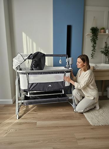 Люльки: Люлька, Новый, Качалка, цвет - Серый, Платная доставка, Самовывоз — 1