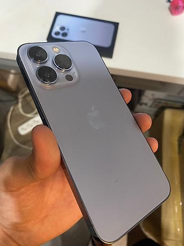 a 13: IPhone 13 Pro, Новый, 128 ГБ, Sierra Blue, Защитное стекло, Чехол, Коробка, 85 % — 4
