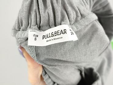 czarne cargo pull and bear: PULL&BEAR, Spodnie materiałowe damskie, rozmiar S — 5