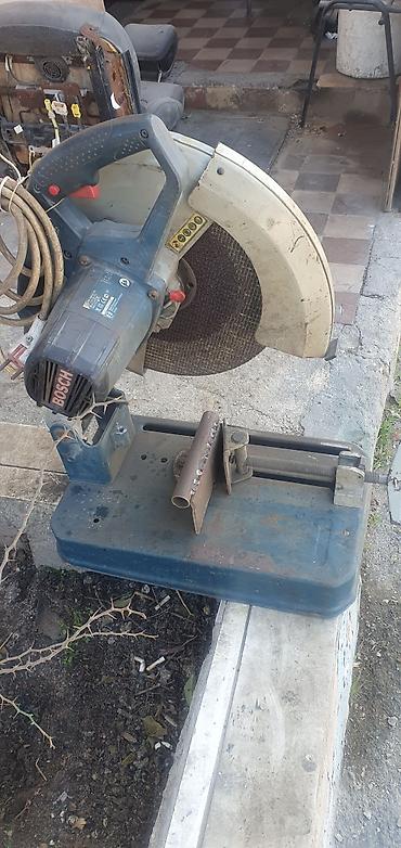 Оборудование для производства: Bosch metal kəsici stasionar dəzgah (qayçı tipli, 355 mm diskli) - — 1