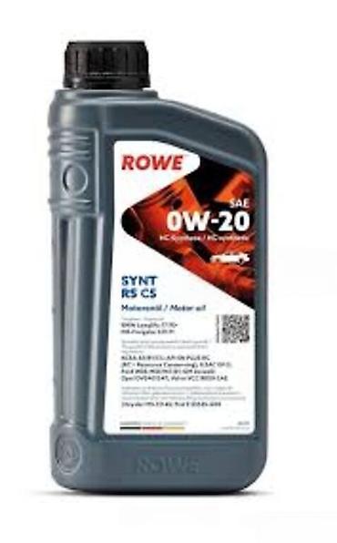 99 maşını: Rowe HIGHTEC SYNT RS HC SAE 0W-20 1LRowe HIGHTEC SYNT RS HC SAE 0W-20 — 1