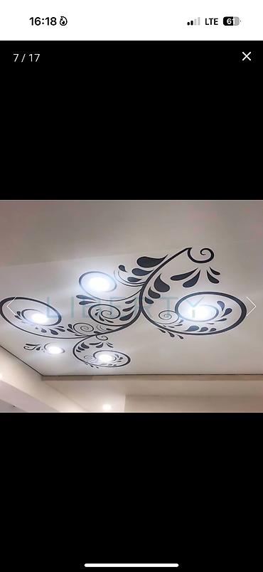 Натяжной потолок: Натяжной потолок Глянцевое, 3D потолки, Матовое Бесплатная консультация, Бесплатный замер, Гарантия — 4