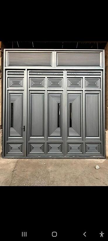 Металлические двери на заказ: Металлическая дверь на заказ, Для частного дома, Двухстворчатая, Железная, Кыргызстан, Бесплатный замер — 6