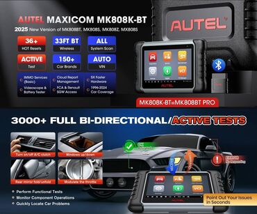 Alati za automobile: AUTEL MaxiCOM MK808K-BT – profesionalni dijagnostički skener Autel — 3