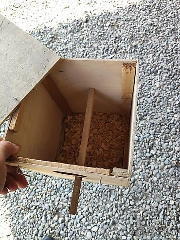 it balasi satisi: Taxta quş yuvası/küknar qutusu - Material: təbii ağac lövhələrdən — 1