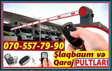 Təhlükəsizlik sistemləri: Pult🖲️şlaqbaum🚧darvaza,qaraj jalüz her növ üçün kopyalanir, ünvanda — 12