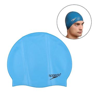idman mallar: №: 16916 Məhsulun adı: Üzgüçülük papağı Speedo, silikon, mavi, ölçü — 1