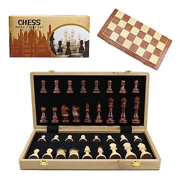 №: 14049 Məhsulun adı: Şahmat, taxta, qəhvəyi/bej, 45x45 sm Brend