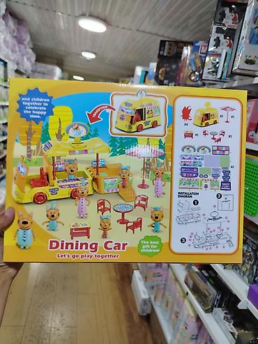 kinder joy: Игровой набор «Dining Car» — трансформируемый фудтрак с кафе и — 1
