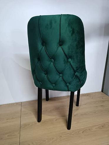 Stilske stolice: Tapacirana stolica sa dugmićima (chesterfield stil) - Presvlaka: meki — 15