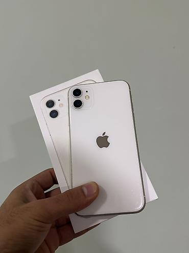ipone: IPhone 11, 64 GB, Ağ, Face ID, Sənədlərlə — 1