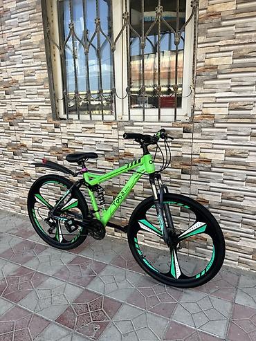 Dağ velosipedləri: Dağ velosipedi – ECOBIKE (yaşıl) - Karkas: alüminium alaşımlı — 11