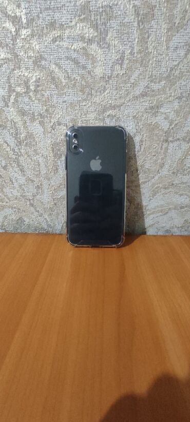 Apple iPhone: IPhone X, Б/у, 256 ГБ, Space Gray, Защитное стекло, Чехол, 78 %