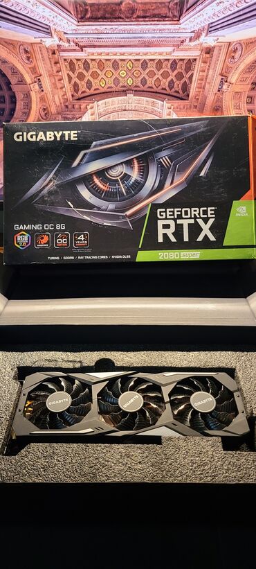 срочно продаю видеокарту: Видеокарта, Б/у, Gigabyte, GeForce RTX, 8 ГБ, Для ПК