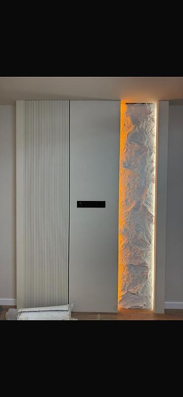 Фасадные сэндвич панели: Декоративные стеновые панели с скрытым стыком (рейки/фальшшвы) - — 8