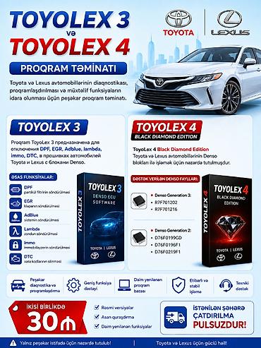 avtomobil komputer diaqnostika: ToyoLex 3 və ToyoLex 4 proqram təminatı. Çatdırılma ani olaraq link — 1