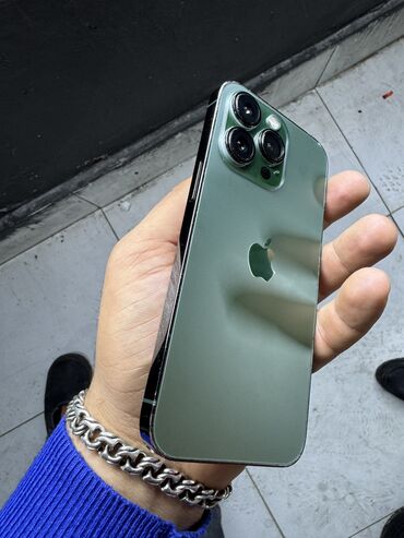 Apple iPhone: IPhone 13 Pro, 128 GB, Yaşıl, Face ID, Sənədlərlə, Zəmanət