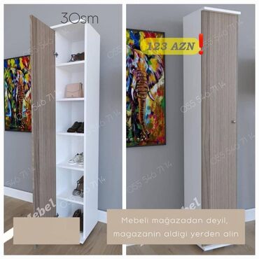 qaraj qapilari: Yeni, 1 qapı Düz dolab, Ayaqqabı dolabı
