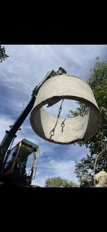 Железобетонные (ЖБИ) кольца для септика: Железобетонное (ЖБИ) кольцо для септика Размер: 150 x 90 x 9 см, Платная установка, В розницу — 8