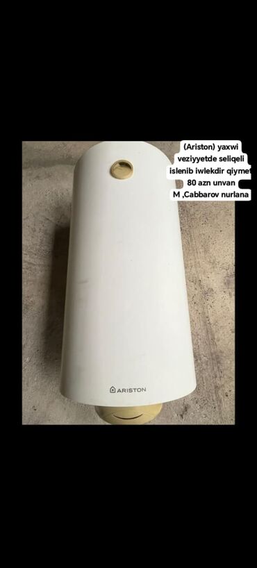 Şəxsi qulluq: (Ariston) yaxwi veziyyetde seliqeli islenib iwlekdir qiymet 80 azn