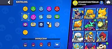 brawl stars 2: Brawl Stars oyun hesabı - Kuboklar: 57,424+ - Səviyyə: 39 profil — 3