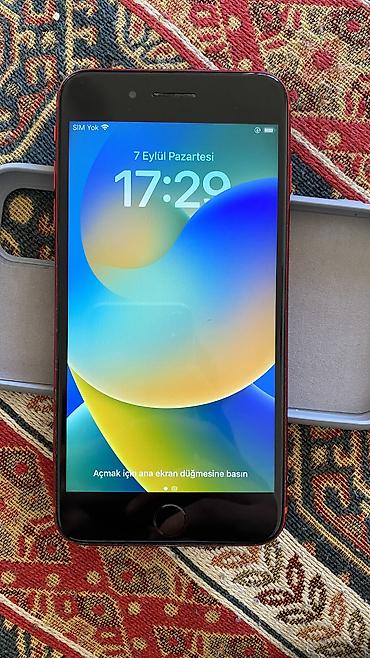 apple 8 qiymeti: IPhone 8 Plus, 64 GB, Qırmızı, Barmaq izi — 6