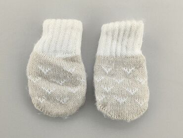 czapka zimowa off white: Gloves, 14 cm, condition - Very good