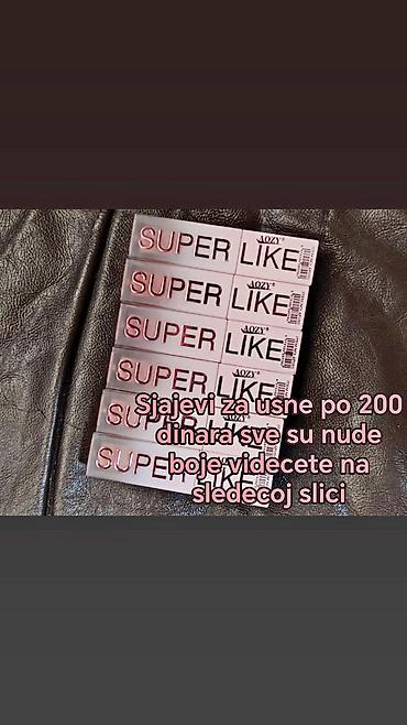 cari: Sjajevi za usne – Aozy Super Like - Tekstura: kremasto-glossy, visok — 1