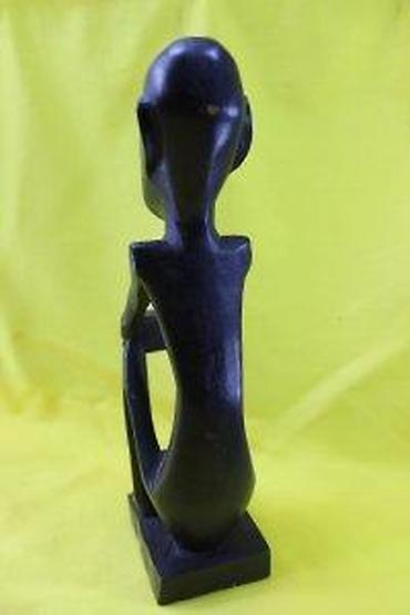 Figure: STARA DRVENA AFRIČKA FIGURA, RETKO | Stara afrička drvena figura — 8