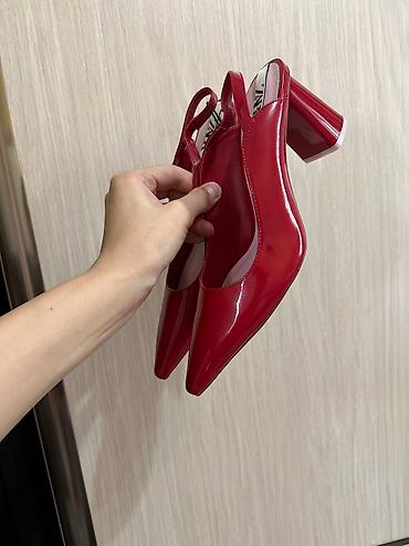 Туфли: Туфли, 38, Zara, Новый, цвет - Красный, Самовывоз — 8