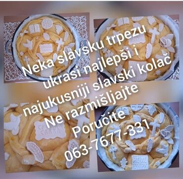 Peciva, pekarski proizvodi: Nudimo vam mogućnost da sami pravite slavski kolač i ukrasite ga našim — 1