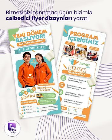mx group insaat: Flayer/Broşur/Diklet Dizaynı Brendinizə uyğun Keyfiyyətli 2 üzlü — 3