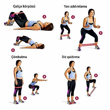 Espanderlər: №: 5967 Məhsulun adı: Fitnes-rezin Sweat Light, rezin, göy Brend — 2