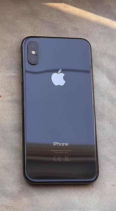 iphone adaptor: IPhone Xs, 64 GB, Space Gray, Face ID, Simsiz şarj, Zəmanət — 1