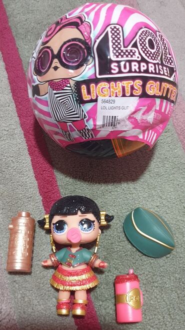 lutka koja place: LOL suprise LIGHTS glitter lutka, original, lutka ima sljokice, blago