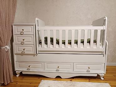 Детская мебель: *Beşik satilir ideal veziyetdedi* *qiyməti 100₼* *ünvan Hövsan — 1