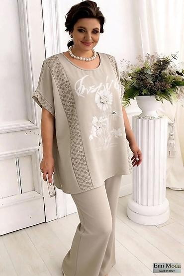 Bluze: Ženska bluzica/pončo „Emi Moda“ – Made in Italy - Kroj: širok, pončo — 14