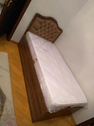ucuz krafat: Birnəfərlik, Bazalı, Pulsuz matras, Siyirməsiz, Rusiya, Mat laminat — 3