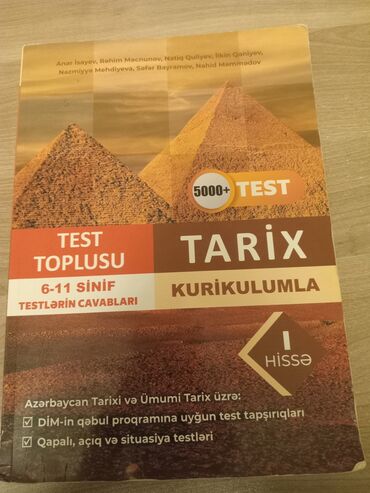 Testlər: Test toplusu tarix 5000 test az islenib