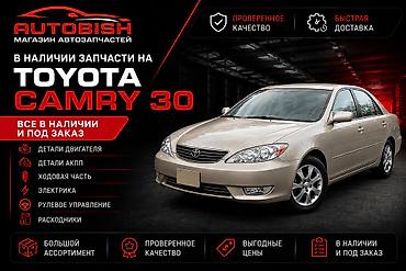 Запчасти для Toyota Camry 30 Магазин AUTOBISH — ассортимент для