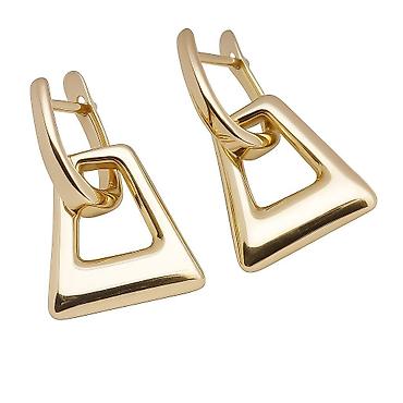 Серьги: Серьги, Проба 585, Без вставки, Жемчуг, Опал, Женские, Ручная работа, Парный набор, Винтажный стиль, Новый — 21