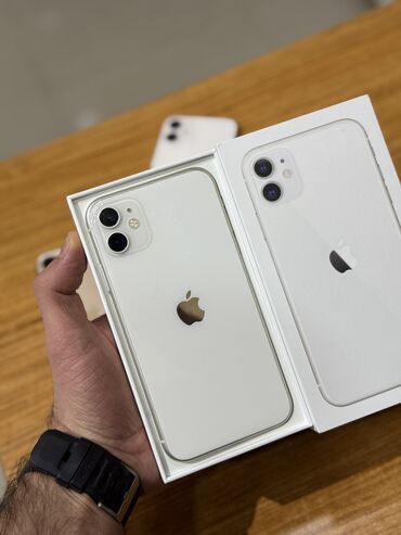 not 11 s qiymeti: IPhone 11, 64 GB, Ağ